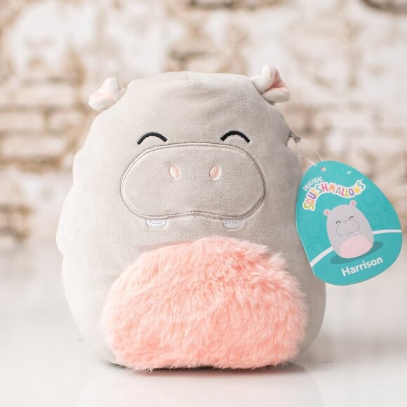 Squishmallows Other - Squishmallow 2022 Harrison The Hippo Plush Toy 7" with Tag